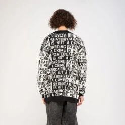 Not A Crime Knit Crew -Santa Cruz Shop b2c scacrw 0250 2