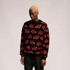 Dressen Roses Knit Crew -Santa Cruz Shop b2c scacrw 0284 4