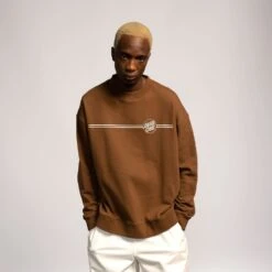 Opus Dot Stripe Crew 9 Opus Dot Stripe Crew -Santa Cruz Shop b2c scacrw 0289 3