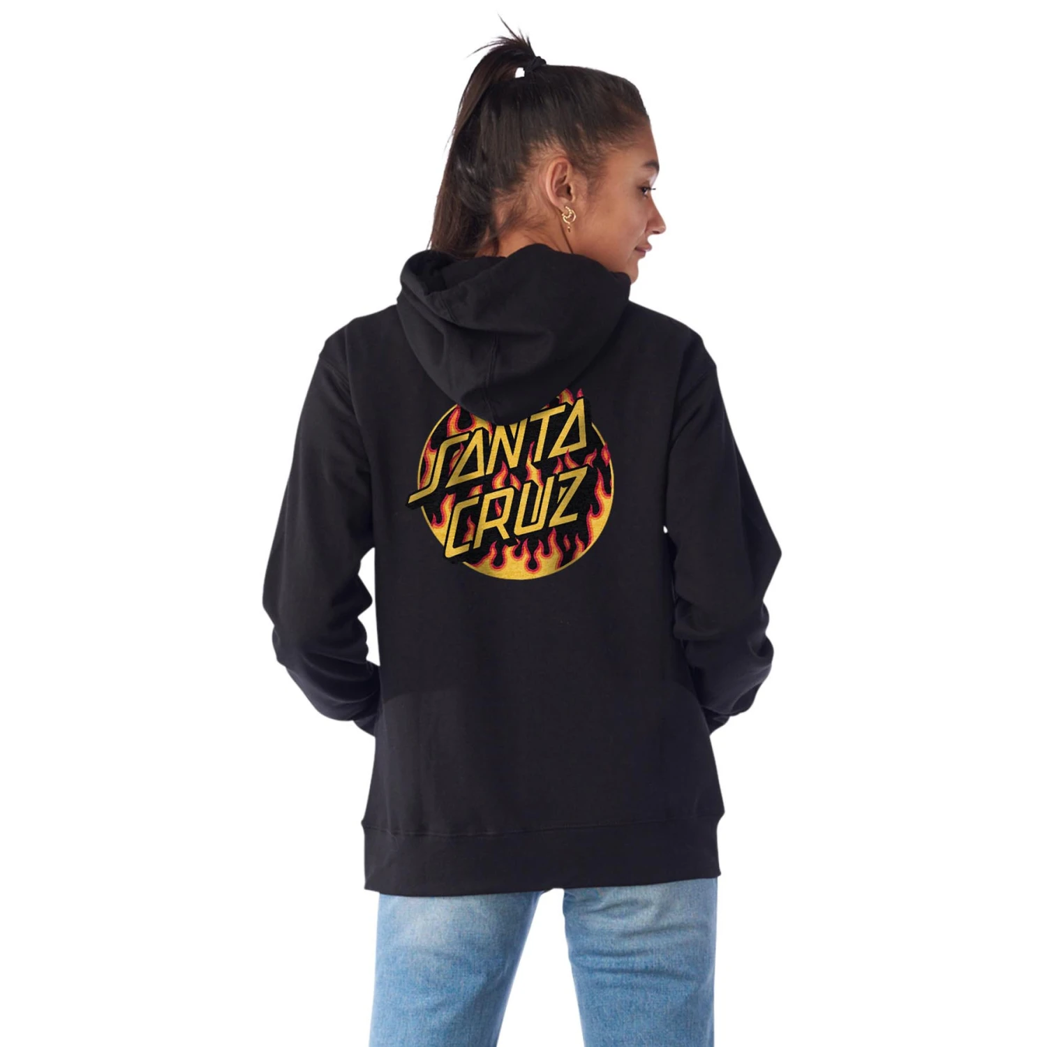 Thrasher X Santa Cruz Flame Dot Hood 3 Thrasher X Santa Cruz Flame Dot Hood - Image 2