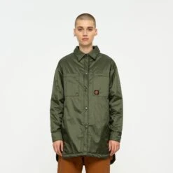 Classic Dot Padded Overshirt