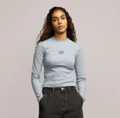 Other Dot Em Mock Neck L/S T-Shirt -Santa Cruz Shop b2c scawtl 0110 2