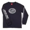 Youth Check Oval Mono Front L/S T-Shirt -Santa Cruz Shop b2c scaytl 0017