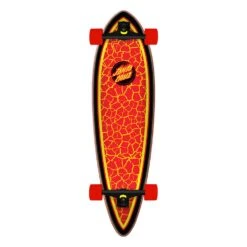 Flame Dot Pintail Longboard 9.2" X 33"