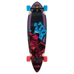 Santa Cruz Stranger Things Screaming Hand Pintail Longboard 9.2" X 33"