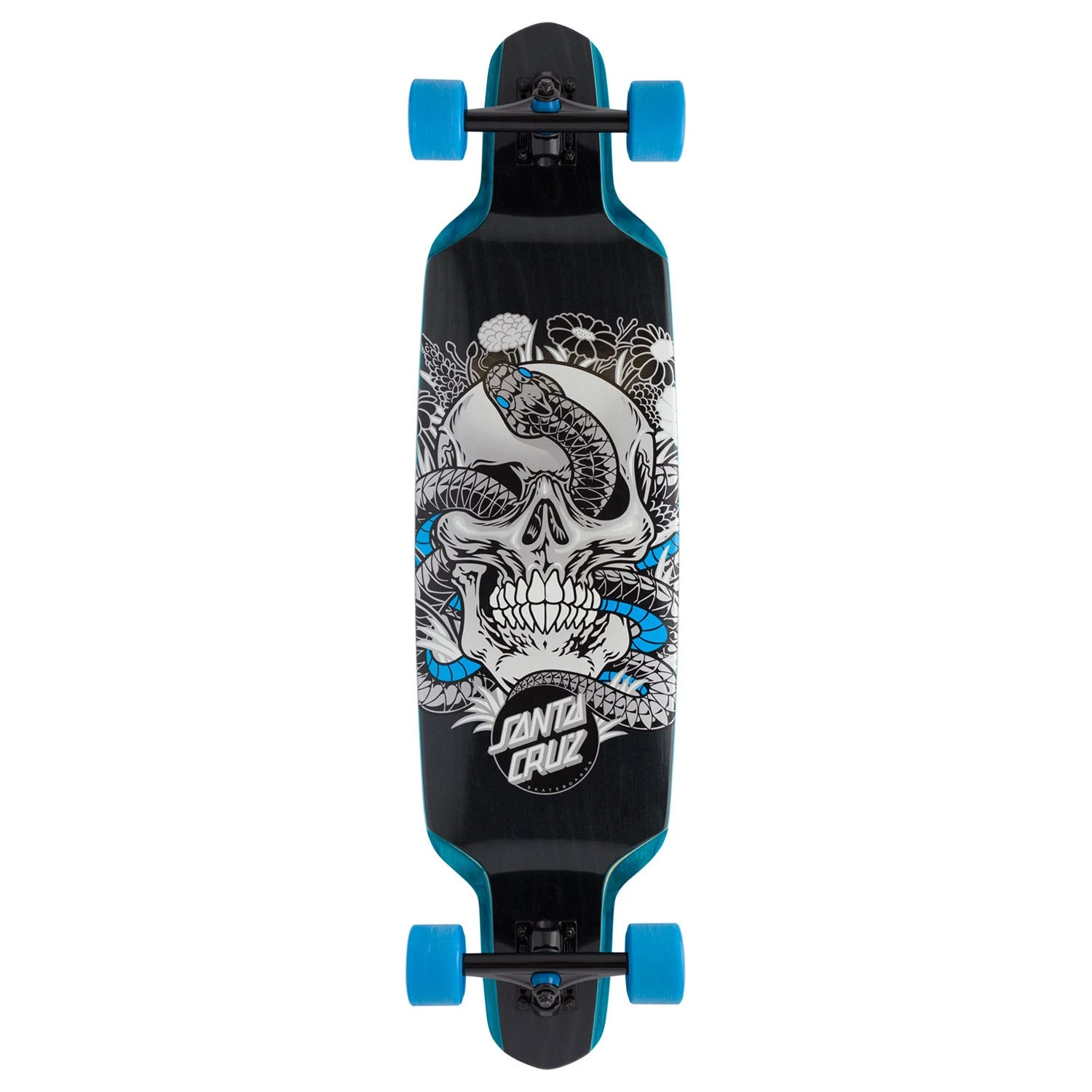 Santa Cruz Botanic Skull Drop Down Longboard 9.5" X 37.52" 3 Santa Cruz Botanic Skull Drop Down Longboard 9.5" X 37.52"